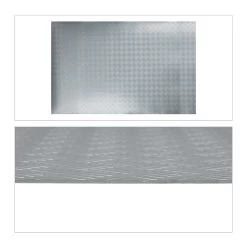 Bodenschutzmatte In Silber - (B)150 X (T)100