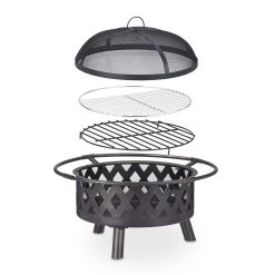 Feuerschale In Bronze - (H)53 X Ø 76 Cm -Typhoon Store relaxdays feuerschale in bronze h 53 x o 76 cm 5