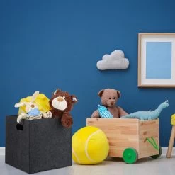 Filzkorb In Anthrazit - (B)30 X (H)30 X (T)30 Cm -Typhoon Store relaxdays filzkorb in anthrazit b 30 x h 30 x t 30 cm 1