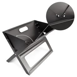 Klappgrill In Schwarz - (B)30 X (H)30,5 X (T)45,5 Cm -Typhoon Store relaxdays klappgrill in schwarz b 30 x h 30 5 x t 45 5 cm 5