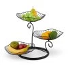 Obst Etagere In Schwarz - (B)49 X (H)34 X (T)31,5 Cm