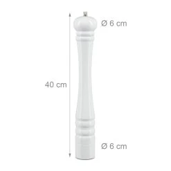 Pfeffermühle In Weiß -Typhoon Store relaxdays pfeffermuhle in weiss 3