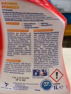 6er-Set: Küchenreiniger "Citrusfrüchte", Je 1 L -Typhoon Store sagrotan 6er set kuchenreiniger citrusfruchte je 1 l 1