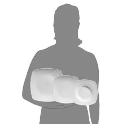 18-tlg. Tafelservice Markant In Weiß -Typhoon Store sanger 18 tlg tafelservice markant in weiss 5