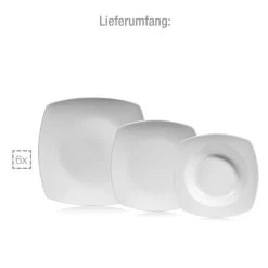 18-tlg. Tafelservice Markant In Weiß -Typhoon Store sanger 18 tlg tafelservice markant in weiss 6