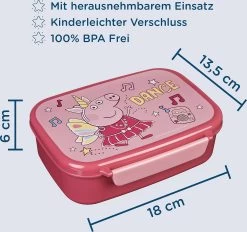 Brotdose Mit Einsatz Peppa Pig -Typhoon Store scooli brotdose mit einsatz peppa pig 3
