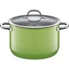 Fleischtopf Mit Deckel In Grün - Ø 24 Cm