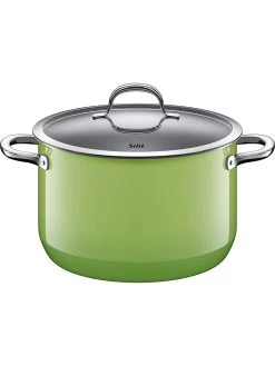 Fleischtopf Mit Deckel In Grün - Ø 24 Cm