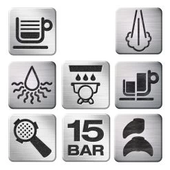 980.03 Barista Gran Gusto Kaffeemaschine In Silber -Typhoon Store solis 980 03 barista gran gusto kaffeemaschine in silber 5