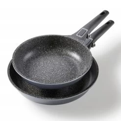 Imagination PLUS Pfannenset 2-tlg Mit Abnehmbarem Griff In Anthrazit