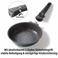 Imagination PLUS Pfannenset 2-tlg Mit Abnehmbarem Griff In Anthrazit -Typhoon Store stoneline imagination plus pfannenset 2 tlg mit abnehmbarem griff in anthrazit 3
