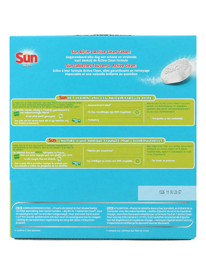 SUN® Spülmaschinentabs "Active Clean", 841 G 6 SUN® Spülmaschinentabs "Active Clean", 841 G – Bild 6