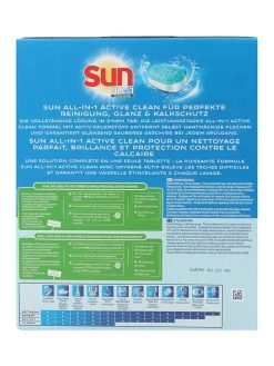 SUN® Spülmaschinentabs "Active Clean Regular", 1733 G -Typhoon Store sun spulmaschinentabs active clean regular 1733 g 2
