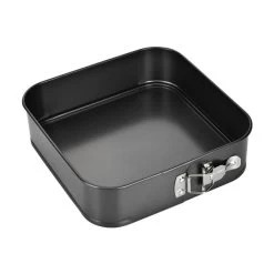 Eckige Spring-Tortenform DELÍCIA 24x24 Cm In Dunkelgrau