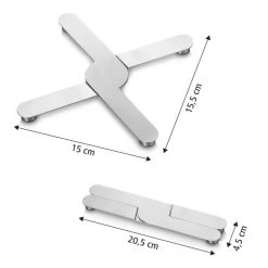 Topfuntersetzer GrandCHEF In Silber 7 Topfuntersetzer GrandCHEF In Silber -Typhoon Store tescoma topfuntersetzer grandchef in silber 3