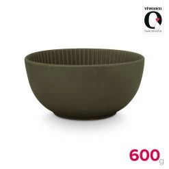 VTwonen Geschirr "Set/4 Bowl Relievo Dark Green" In Grün - 15cm -Typhoon Store vtwonen geschirr set 4 bowl relievo dark green in grun 15cm 2