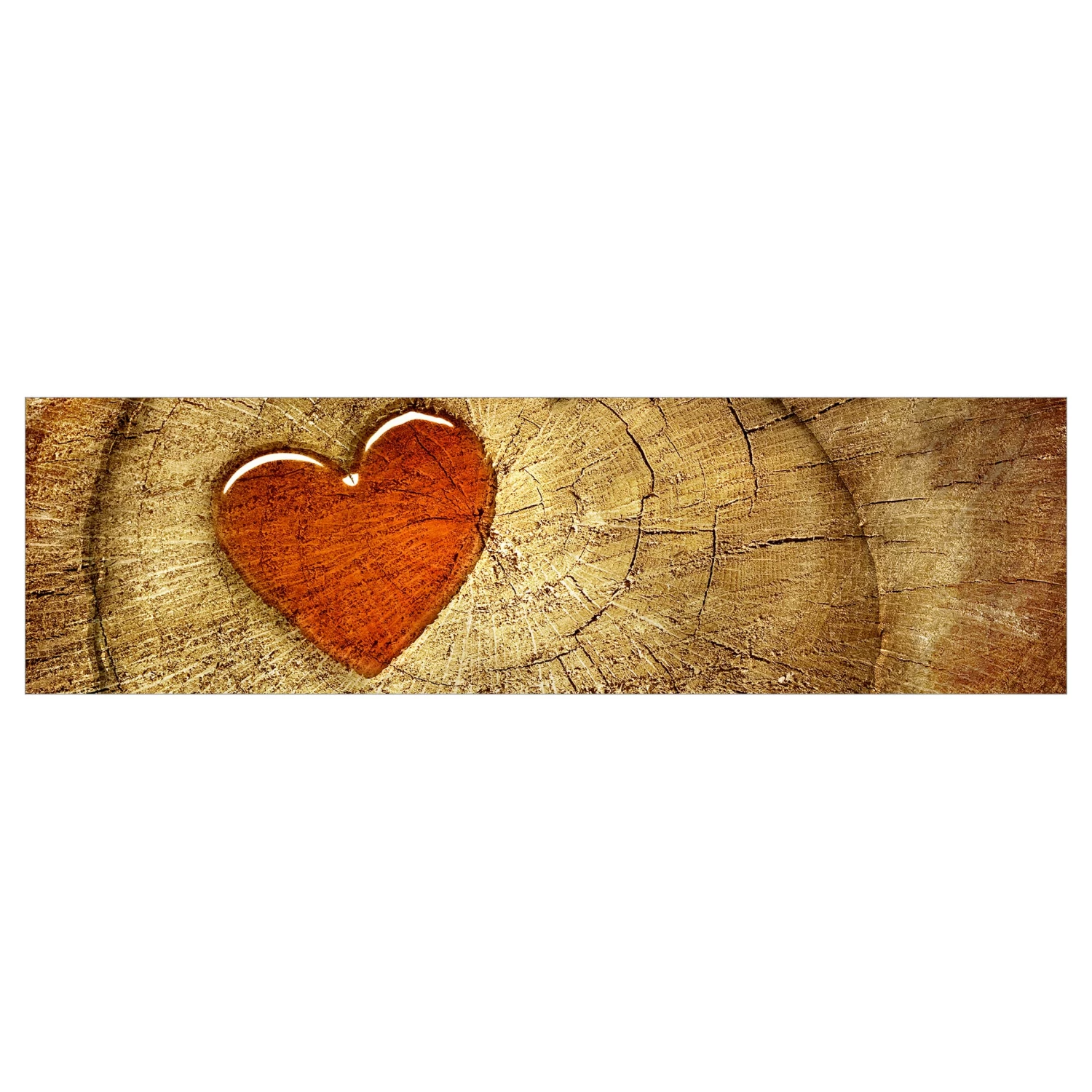 Küchenrückwand - Natural Love In Braun 7 Küchenrückwand - Natural Love In Braun – Bild 7