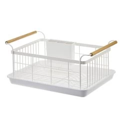 Yamazaki Geschirr-Abtropfgestelll Tosca 47x20x33cm In Weiß