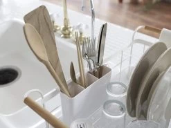 Yamazaki Geschirr-Abtropfgestelll Tosca 47x20x33cm In Weiß -Typhoon Store yamazaki geschirr abtropfgestelll tosca 47x20x33cm in weiss 3