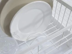 Yamazaki Geschirr-Abtropfgestelll Tosca 47x20x33cm In Weiß -Typhoon Store yamazaki geschirr abtropfgestelll tosca 47x20x33cm in weiss 5