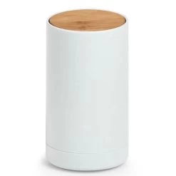 Wattestäbchen-Behälter In Weiß -Typhoon Store zeller present wattestabchen behalter in weiss 2