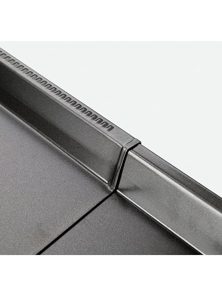 Backblech "Black Metallic" In Schwarz - (B)37-52 X (T)33 Cm 2 Backblech "Black Metallic" In Schwarz - (B)37-52 X (T)33 Cm – Bild 2