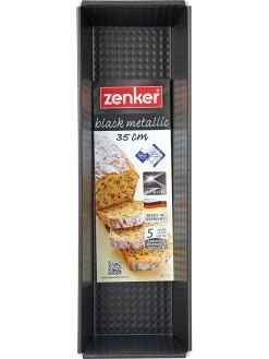 Kastenform "Black Metallic" In Schwarz - (L)35 Cm -Typhoon Store zenker kastenform black metallic in schwarz l 35 cm 2